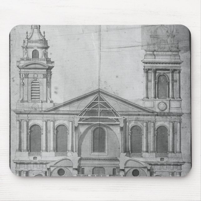 Alfombrilla De Ratón Iglesia del Santo-Sulpice (Frente)