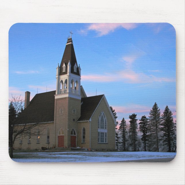 Alfombrilla De Ratón Iglesia Mousepad del país (Frente)