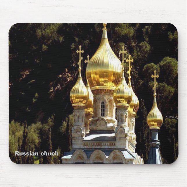 Alfombrilla De Ratón Iglesia rusa, mousepad (Frente)