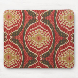 Alfombrilla De Ratón Ikat rojo