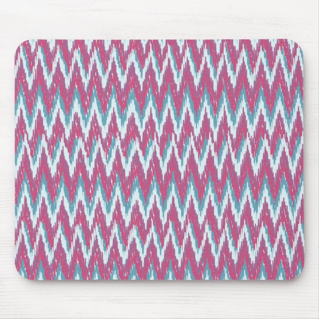 Alfombrilla De Ratón ikat zigzag Efecto12.ai (Frente)