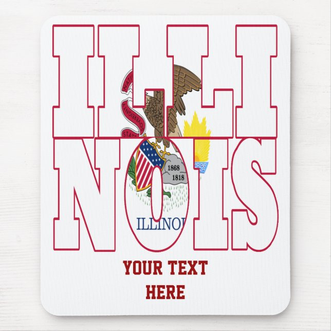 Alfombrilla De Ratón Illinois (Frente)