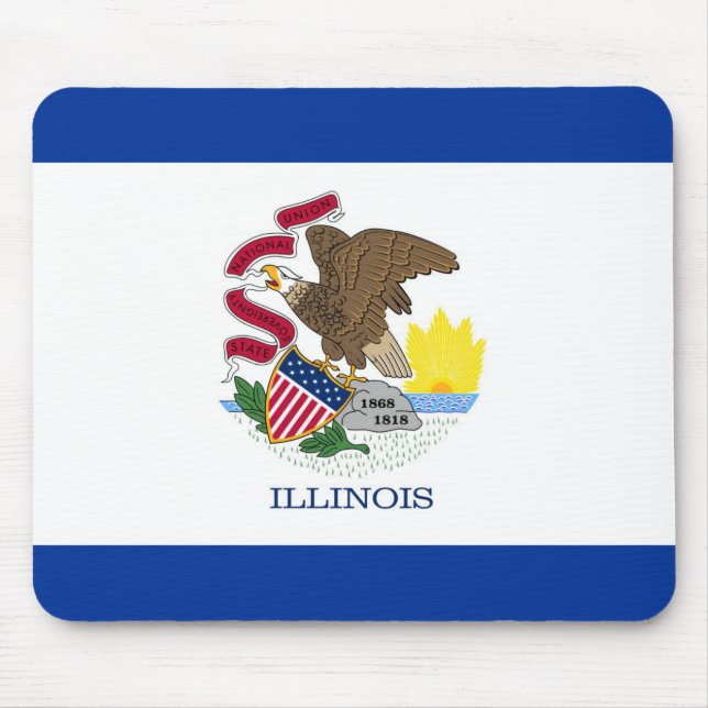 Alfombrilla De Ratón Illinois (Frente)