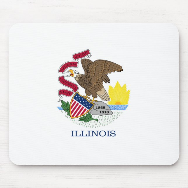 Alfombrilla De Ratón Illinois (Frente)