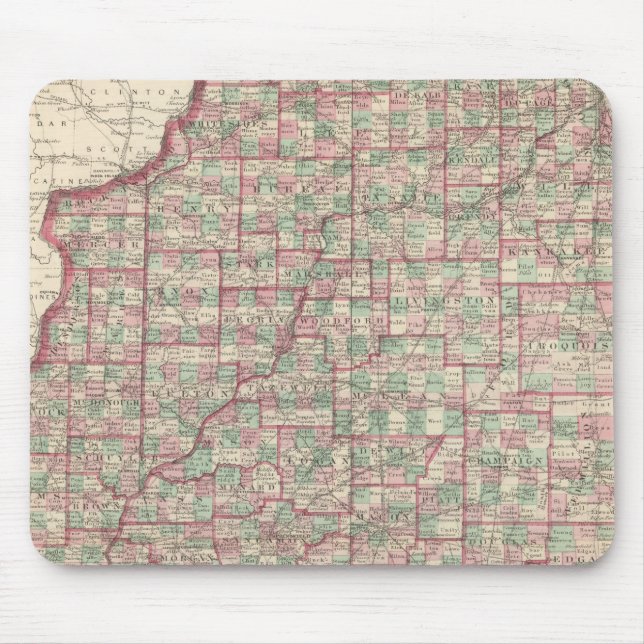 Alfombrilla De Ratón Illinois 3 (Frente)