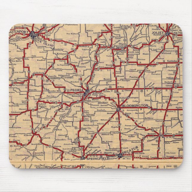 Alfombrilla De Ratón Illinois 6 (Frente)