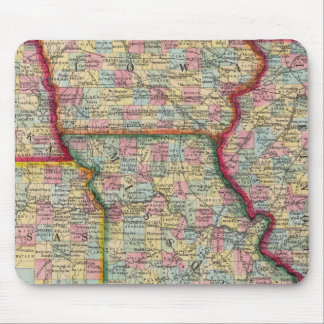 Alfombrilla De Ratón Illinois, Missouri, Iowa, Nebraska Y Kansas