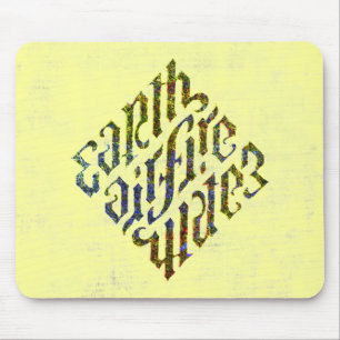 Alfombrilla De Ratón Illuminati - Mousepad de agua para incendios del a