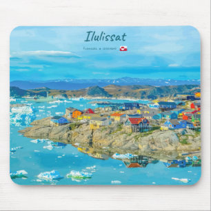 Alfombrilla De Ratón Ilulissat, Groenlandia - Ciudad de los Icebergs
