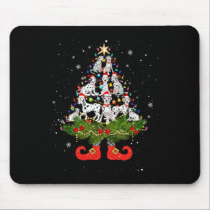 Alfombrilla De Ratón Iluminación de árbol de navidad lindo amante de pe
