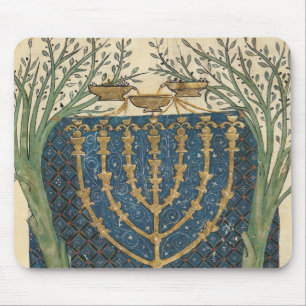 Alfombrilla De Ratón Iluminación de un menorah, de
