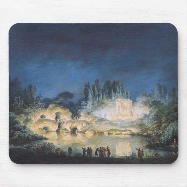 Alfombrilla De Ratón Iluminación del belvedere en (Frente)