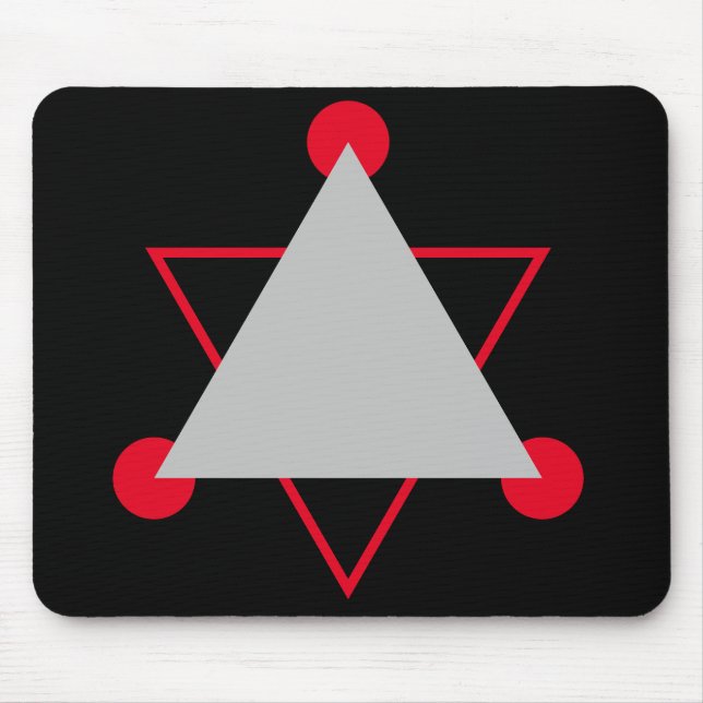 Alfombrilla De Ratón ilusión óptica (Frente)