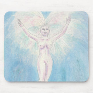 Alfombrilla De Ratón Ilustracion acuarela pintura diosa surgiendo Mamáe