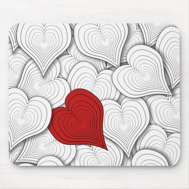 Alfombrilla De Ratón Ilustracion caprichoso de cebolla (Frente)