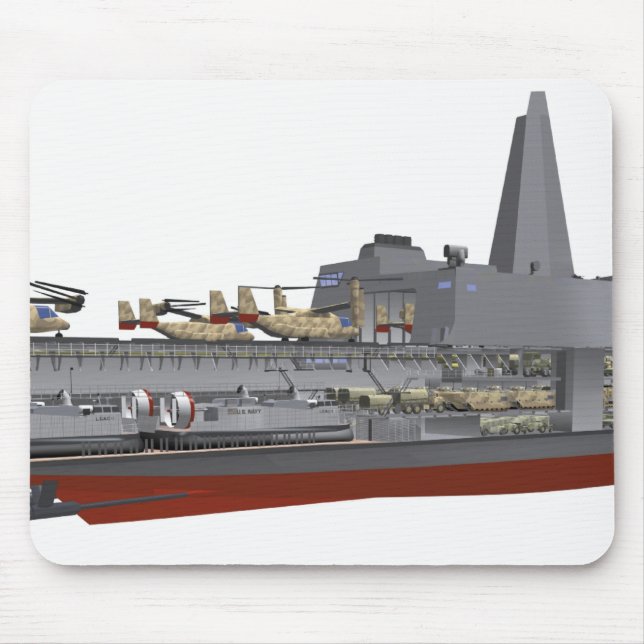 Alfombrilla De Ratón Ilustracion Cutaway (Frente)