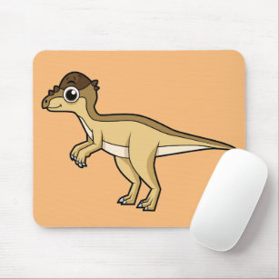 Alfombrilla De Ratón Ilustracion Cuto De Un Dinosaurio Pachycephalosaur