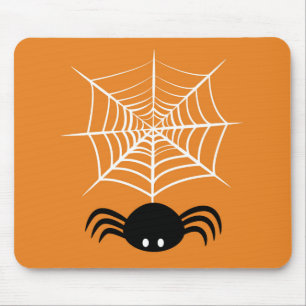 Alfombrilla De Ratón Ilustración de araña espeluznante de Halloween
