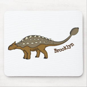 Alfombrilla De Ratón Ilustracion de dinosaurios blindados de Ankylosaur
