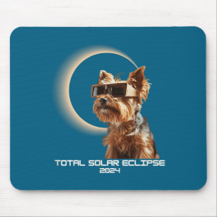 Alfombrilla De Ratón Ilustración de eclipse solar total Yorkshire Terri