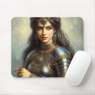 Alfombrilla De Ratón Ilustracion de fantasía de la princesa