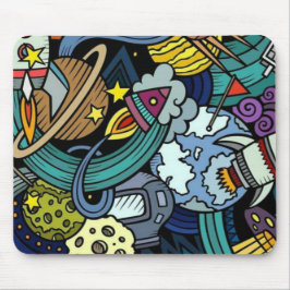 Alfombrilla De Ratón Ilustracion de graffiti