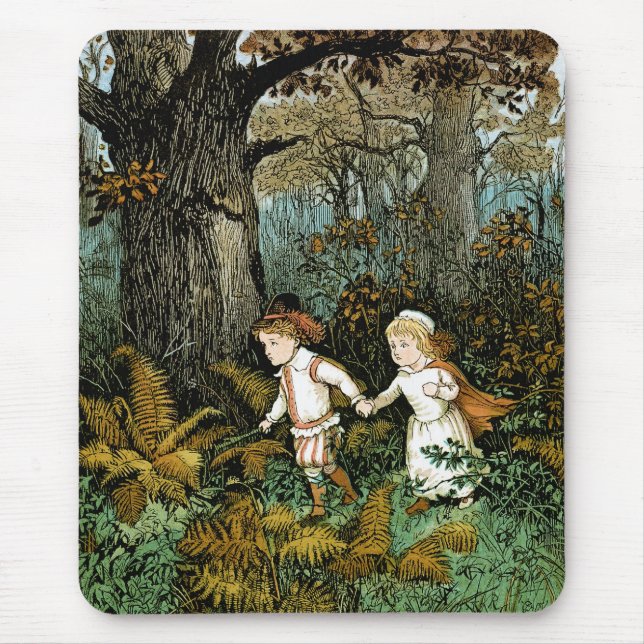 Alfombrilla De Ratón Ilustracion de Hansel y de Gretel (Frente)