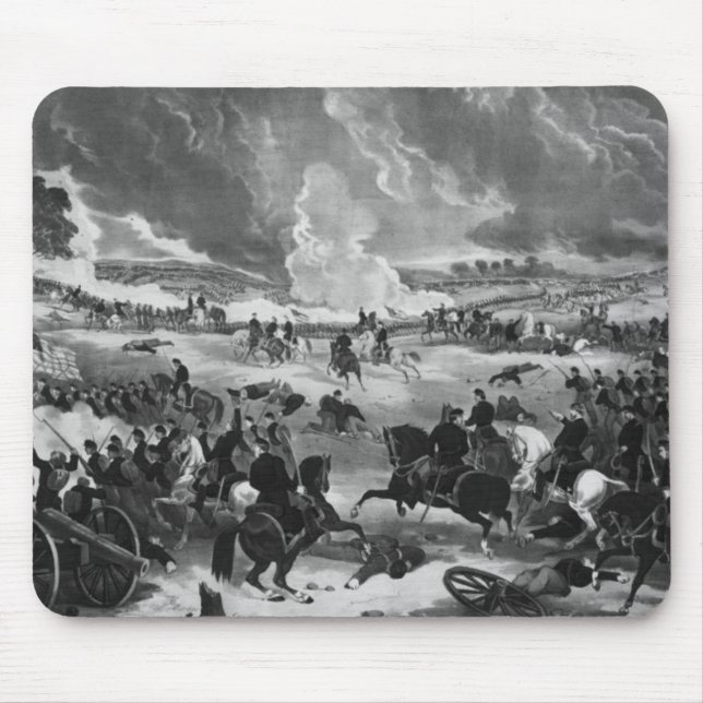 Alfombrilla De Ratón Ilustracion de la batalla de Gettysburg (Frente)