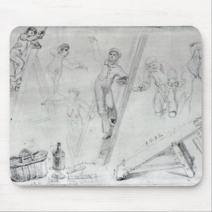 Alfombrilla De Ratón Ilustracion de la pintura y del adornamiento
