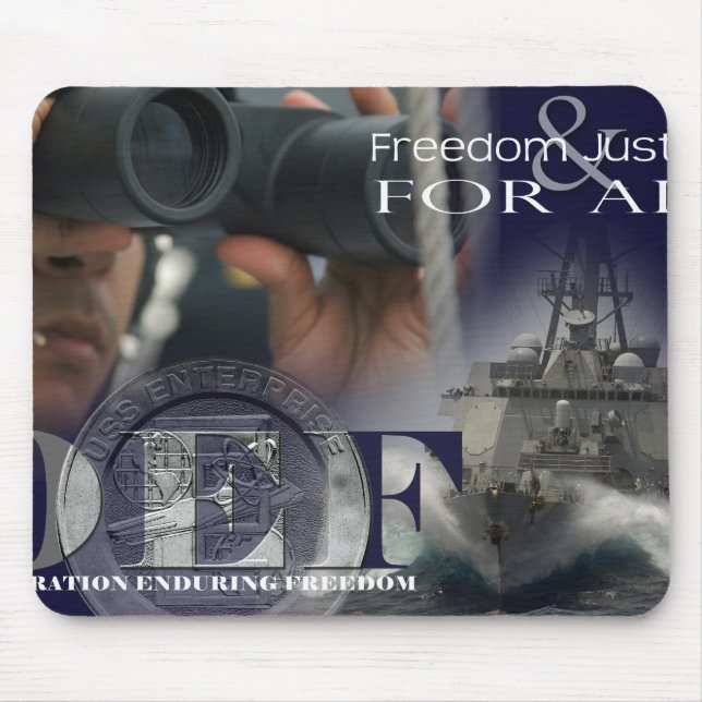 Alfombrilla De Ratón Ilustracion de los miembros de la tripulación (Frente)