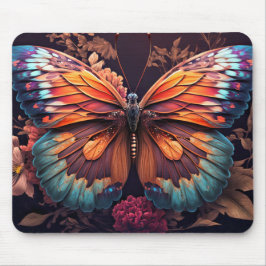 Alfombrilla De Ratón Ilustración de mariposa colorida linda