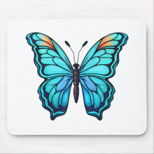 Alfombrilla De Ratón ilustracion de mariposa personalizado
