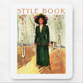 Alfombrilla De Ratón Ilustracion de moda del libro de estilos