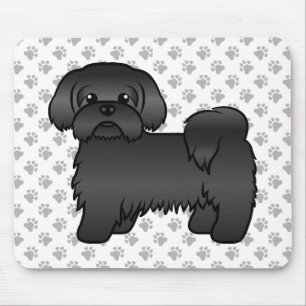 Alfombrilla De Ratón Ilustración de perro de dibujos animados lindo Shi