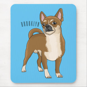 Alfombrilla De Ratón Ilustracion de personalizado chihuahua