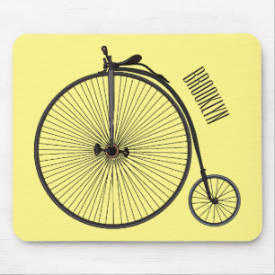 Alfombrilla De Ratón Ilustracion de personalizado de bicicletas de alta