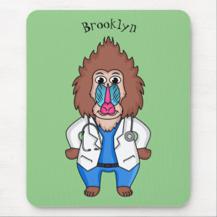 Alfombrilla De Ratón Ilustracion de personalizado de médica de mandrile