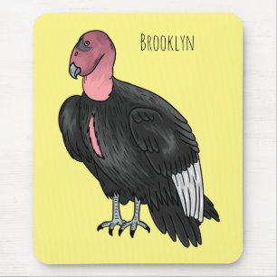 Alfombrilla De Ratón Ilustracion de personalizado de pájaro del cóndor 