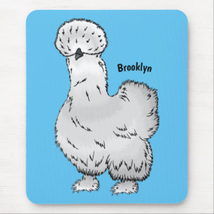 Alfombrilla De Ratón Ilustracion de personalizado de pollo de Silkie