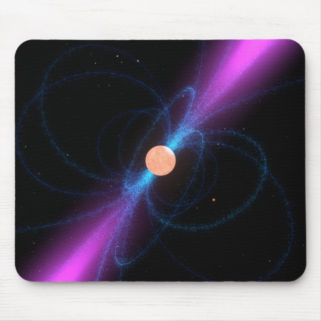 Alfombrilla De Ratón Ilustracion de un pulsar (Frente)
