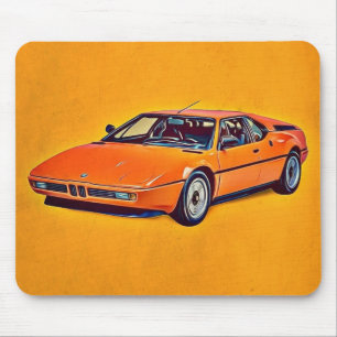 Alfombrilla De Ratón Ilustracion del BMW M1