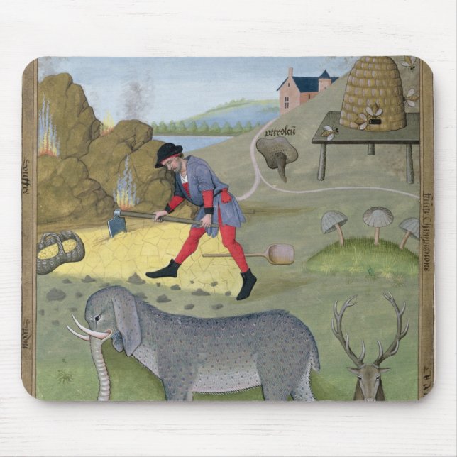 Alfombrilla De Ratón Ilustracion del 'libro de simple (Frente)