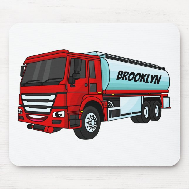 Alfombrilla De Ratón Ilustracion del personalizado de transporte de com (Frente)
