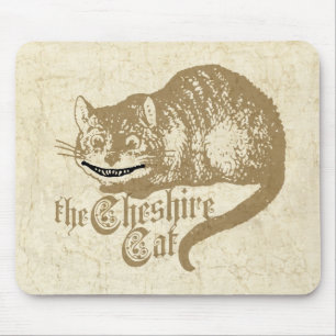 Alfombrilla De Ratón Ilustracion Gato de Cheshire
