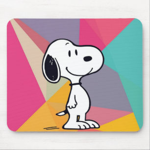 Alfombrilla De Ratón Ilustración Geométrica de Beagle de Dibujos Animad