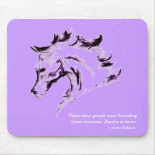 Alfombrilla De Ratón Ilustracion Mousepad - cita del caballo de la
