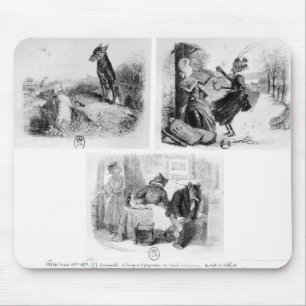 Alfombrilla De Ratón Ilustracion para 'el lobo y el Lambb