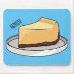 Alfombrilla De Ratón Ilustracion personalizado de Cheesecake<br><div class="desc">Ilustracion personalizado de Cheesecake</div>