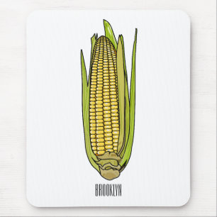 Alfombrilla De Ratón Ilustracion personalizado de maíz