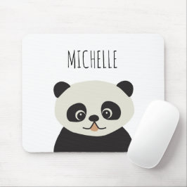 Alfombrilla De Ratón Ilustracion personalizado de panda